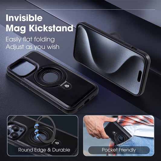 Luxurious Invisible Stand iPhone Case