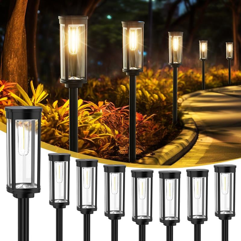 💥Solar Pathway Lights Outdoor