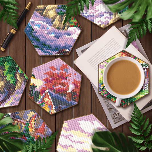 💖Stackable DIY Honeycomb Shape Cup Mat
