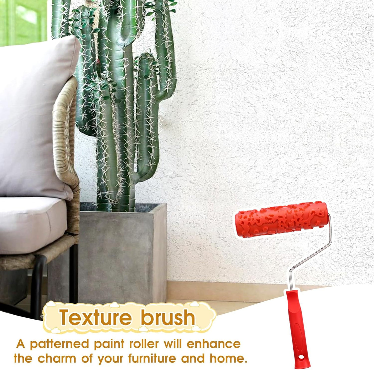 💥 52% OFF💥Embossed Texture Pattern Paint Roller