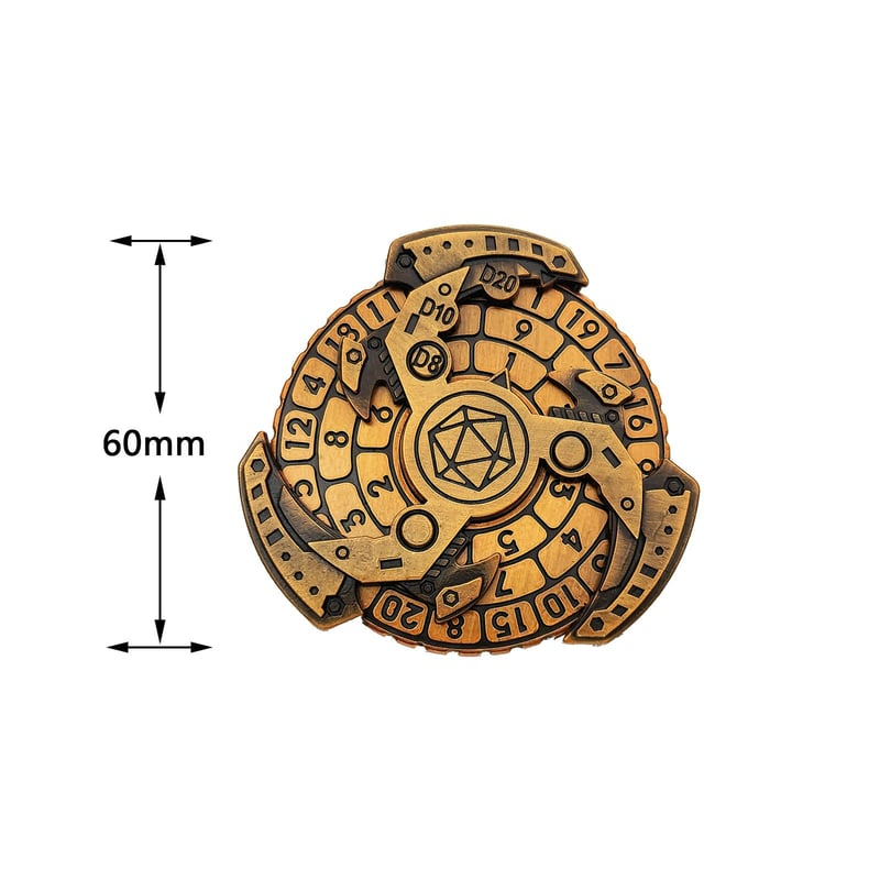 🔥🔥Dungeons and Dragons Metal Dice Spinner(BUY 2 FREE SHIPPING)