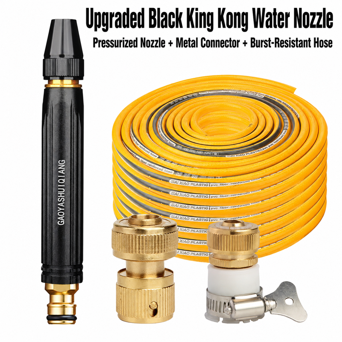 🚿✨ 48% OFF: Adjustable Rotating High-Pressure Spray Nozzle 💦