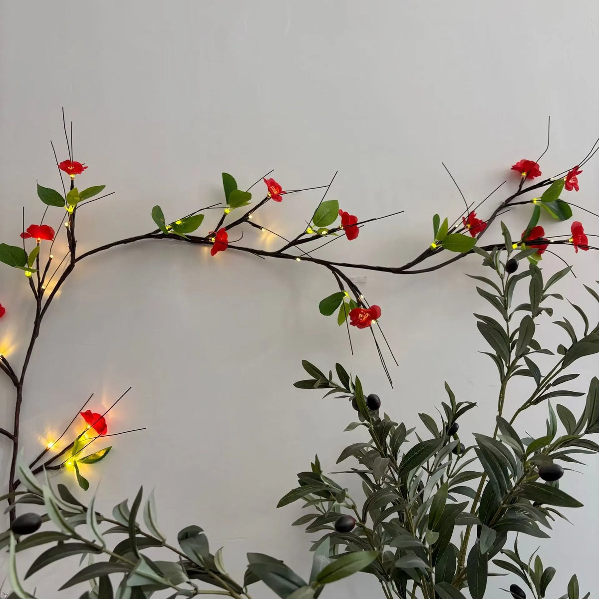 🌸🌸Bendable LED rattan flower ambient light