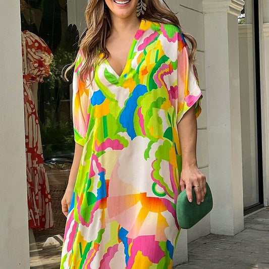 Hot sale 💃 Painted casual dresses with prints