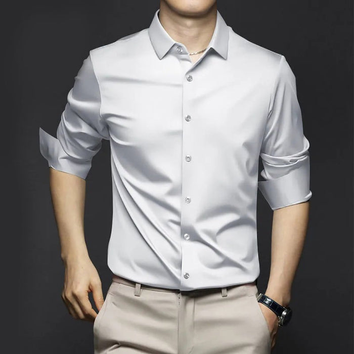 2024 New Men's Spring Classic Breathable Comfortable Wrinkle Resistant Business Shirt
