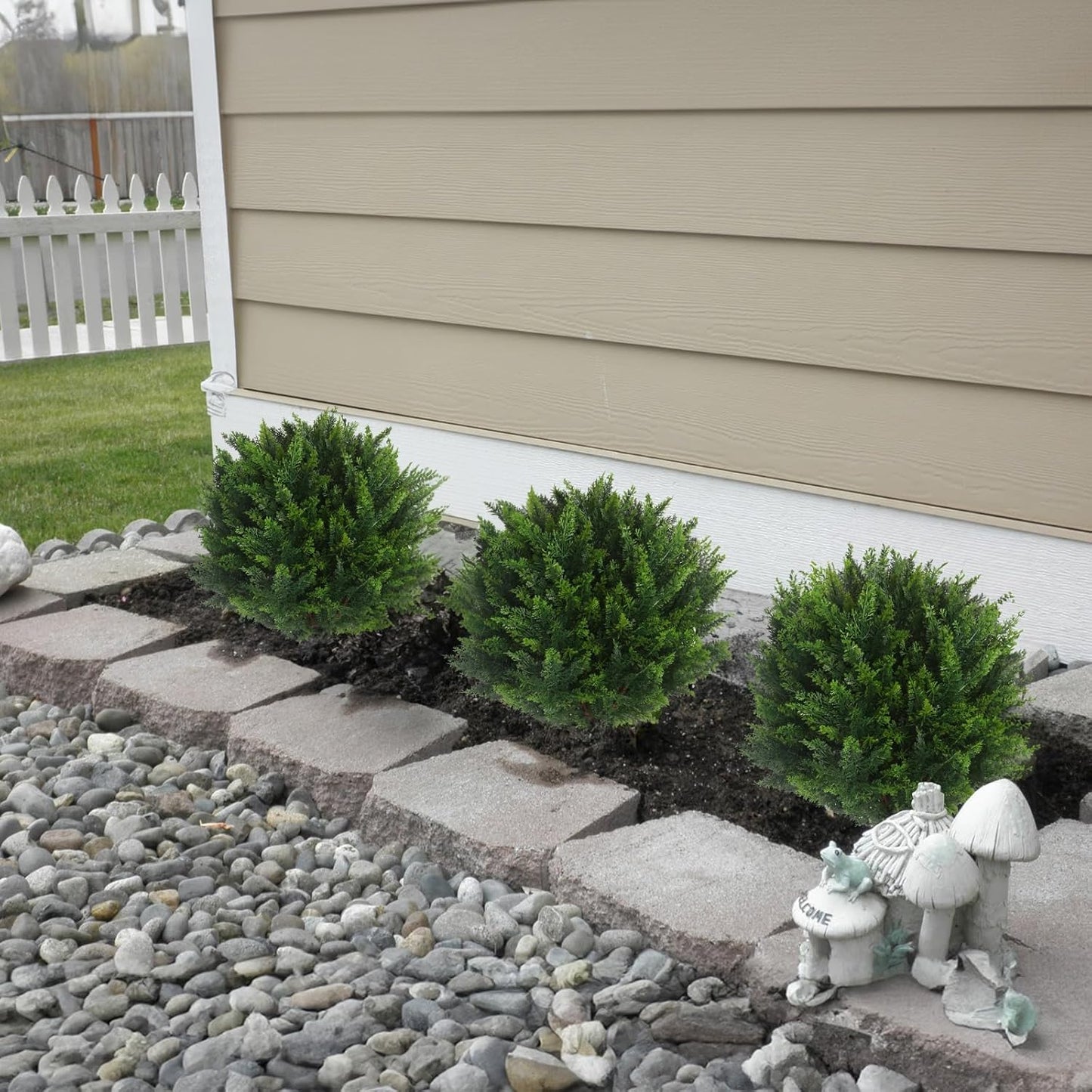 UV Resistant Artificial Cedar Topiary Ball Tree