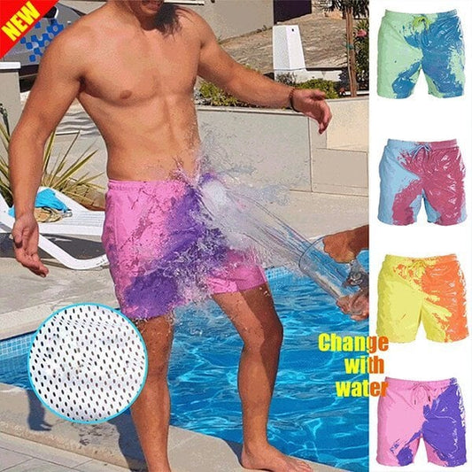 Men's Color Changing Swim Trunks🏊♂⏰BUY 2 FREE SHIPPING