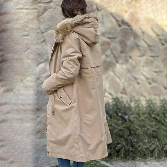 ❄️Winter-Specials Sale 🔥Women's Winter Hooded Furry Collar Casual Parka Coat