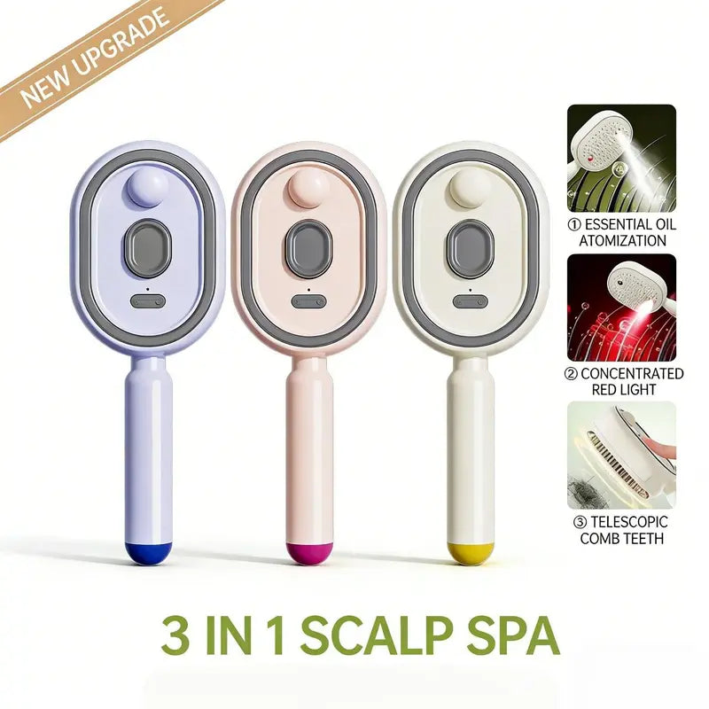 💆♀️3-in-1 Electric Spray Massage Air-Cushion Comb