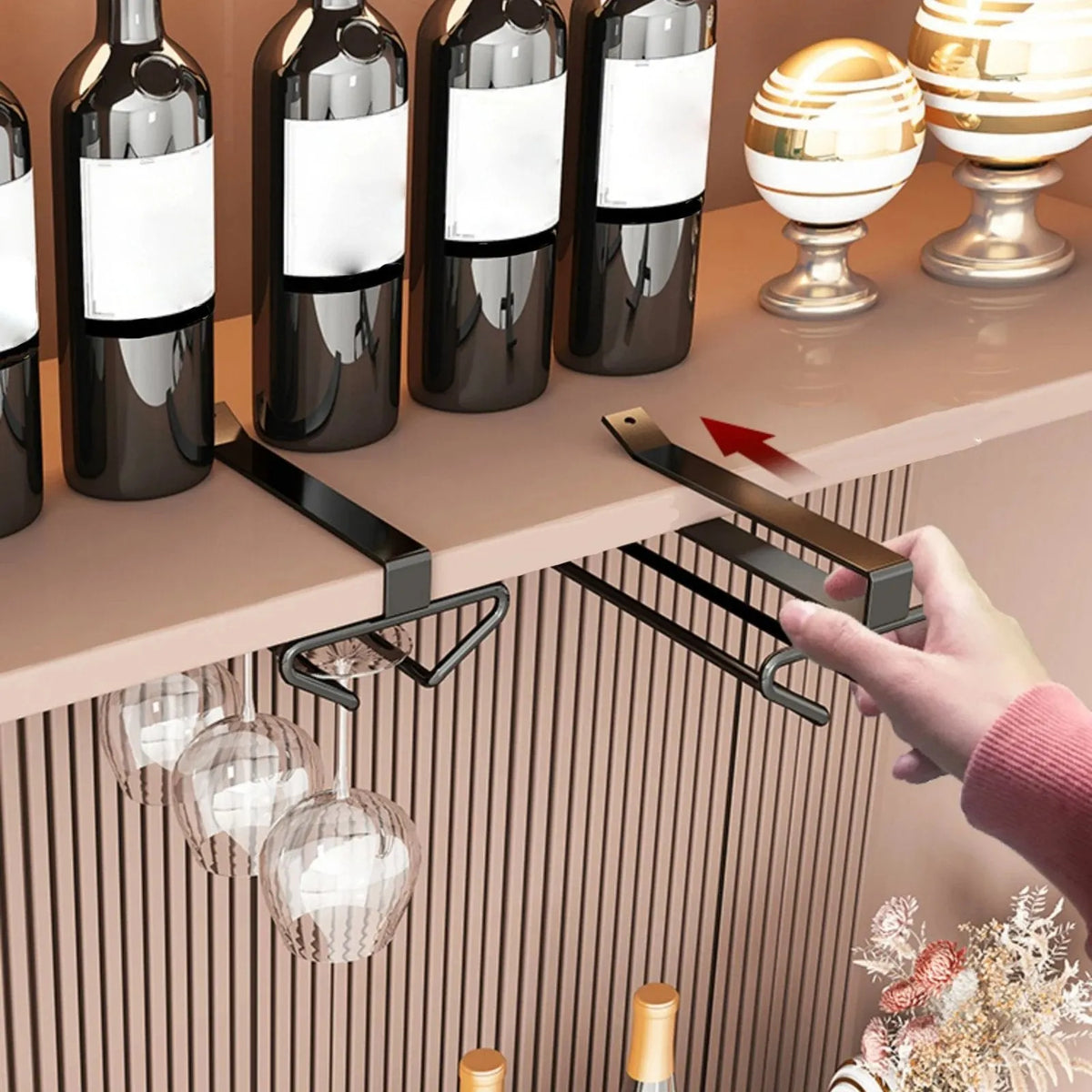 🍷 50% OFF | Cabinet Wine Glass Rack