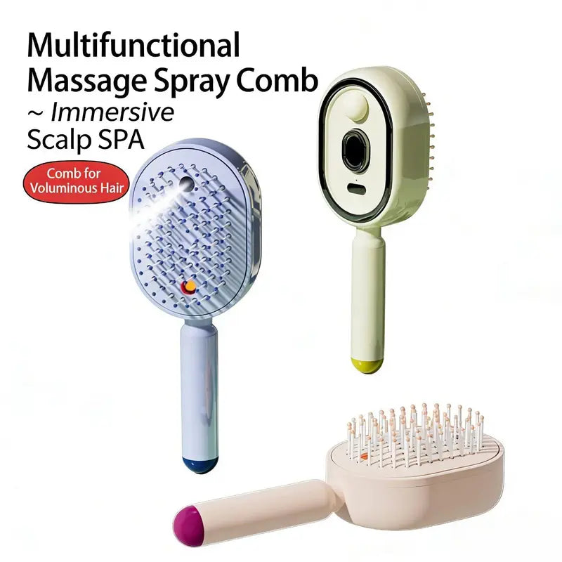 💆♀️3-in-1 Electric Spray Massage Air-Cushion Comb