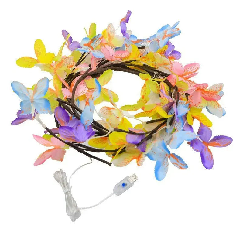 🌸🌸Bendable LED rattan flower ambient light