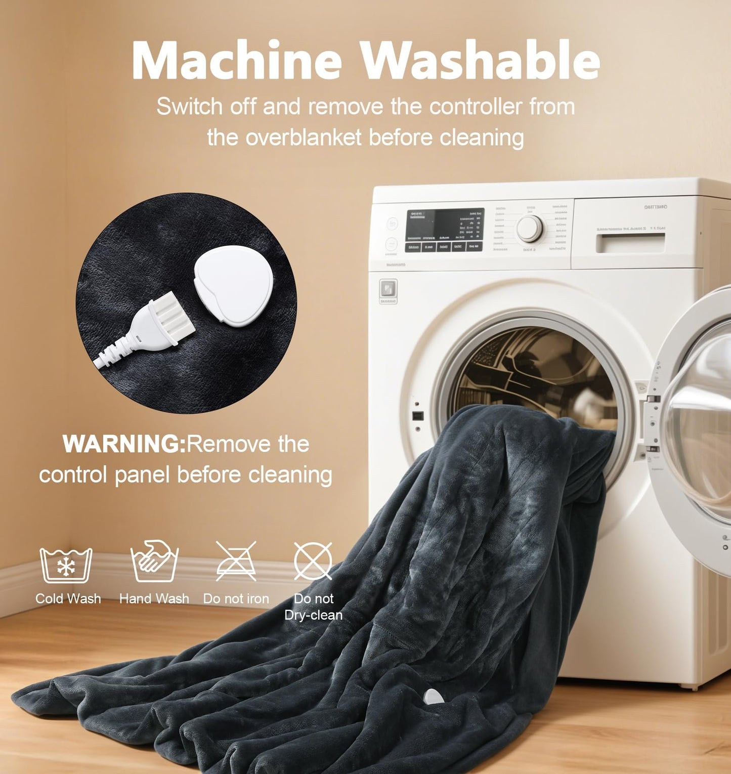 🔥Christmas Early Discount 49% Off✨Electric Wearable Heated Blanket with Foot Pocket🧣
