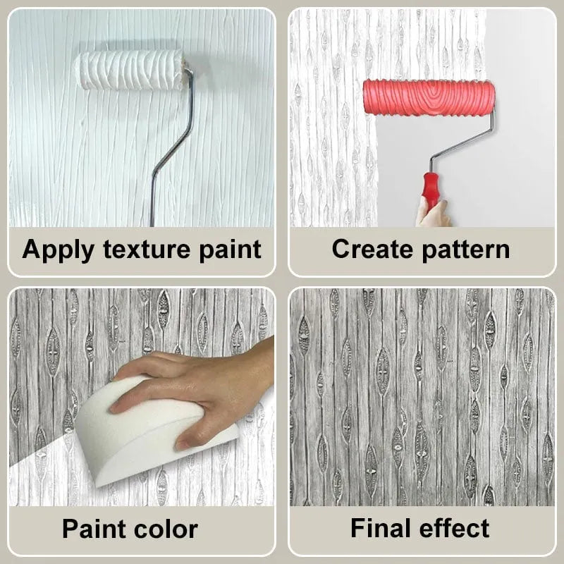 💥 52% OFF💥Embossed Texture Pattern Paint Roller