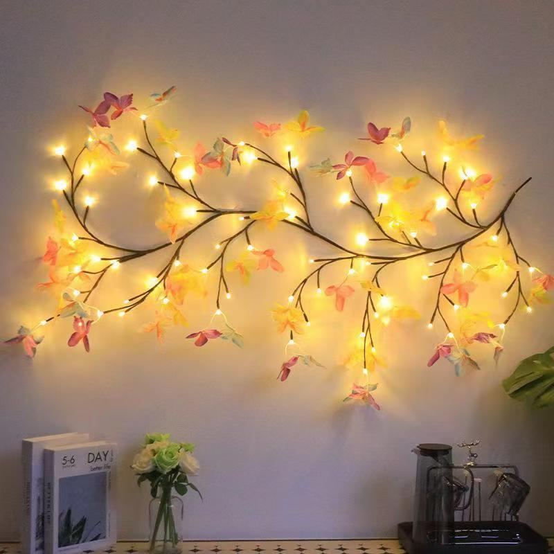 🌸🌸Bendable LED rattan flower ambient light