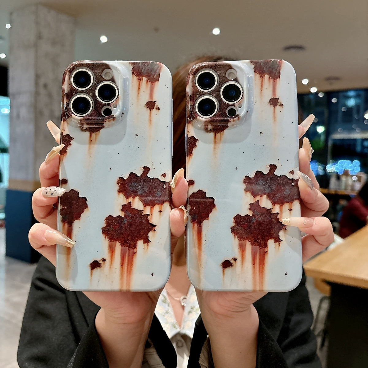 📲New Hot Seller✴️Retro Rusted Metal Texture Design Phone Case