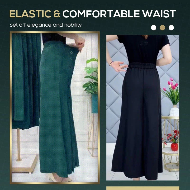 🔥 [Comfort and Slim] Stylish Pleated Wide-leg Pants