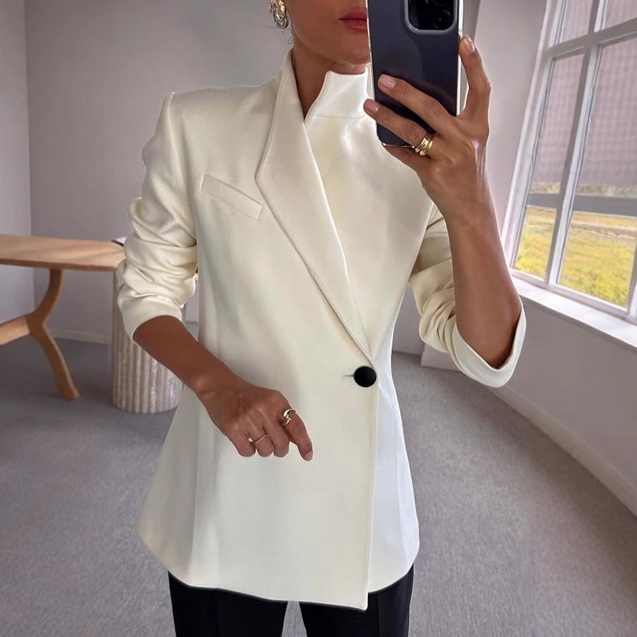 🔥Hot sale🔥- Satin Chic Blazer Magic |  Almost Gone⚡