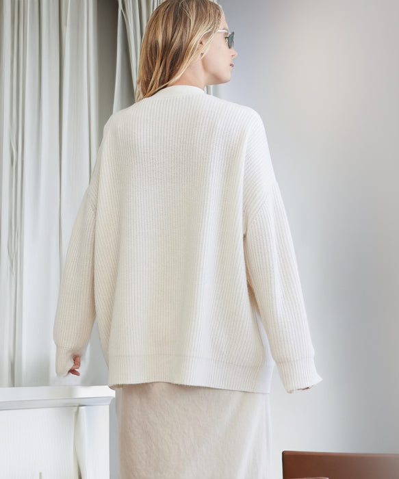 V-Neck Cashmere Cocoon Cardigan (Buy 2 Free Shipping)