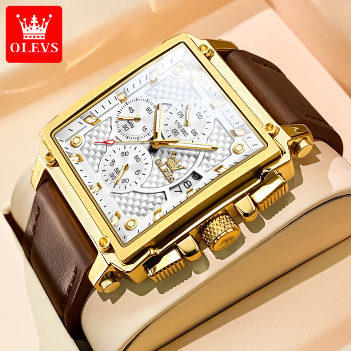 Luxury Diamond Crown Business Automatic Mechanical Watch