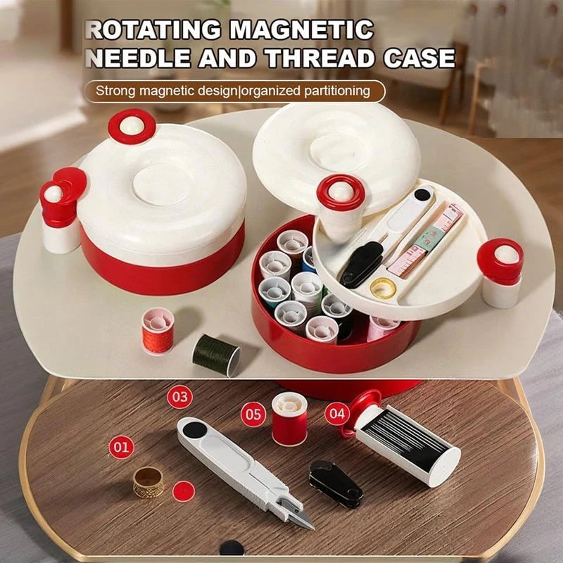 🎁Rotating Magnetic Sewing Kit