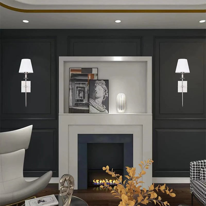 Classic Fabric Shade Wall Light
