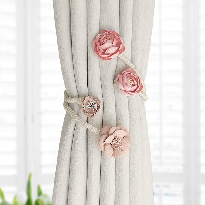 Floral Curtain Ties