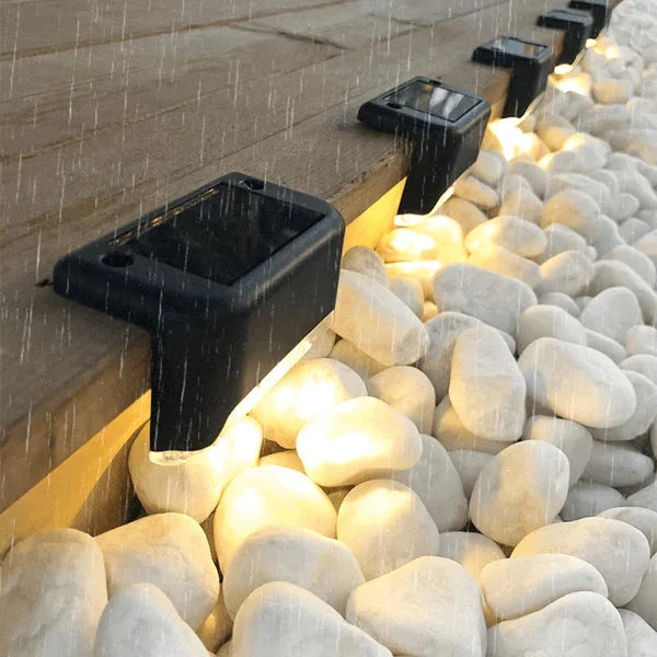 LED Solar Lamp Path Staircase Outdoor Waterproof Wall Light