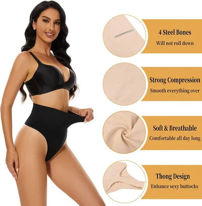 Comfortable High-waisted Tummy Control Shapewear