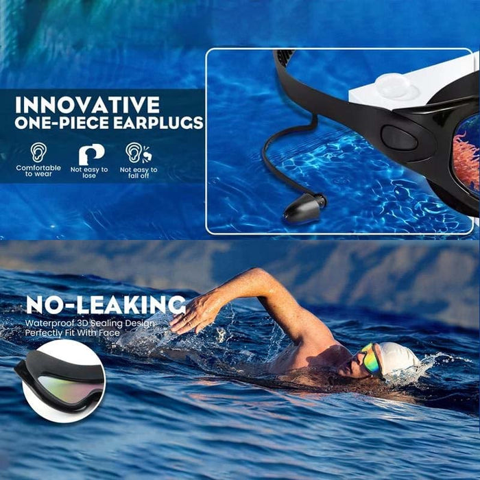 💥Wide View Anti Fog Swimming Goggles👉