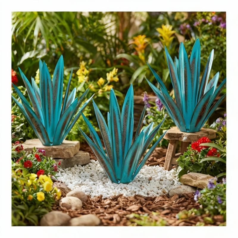 🌵Garden Agave Metal Sculpture