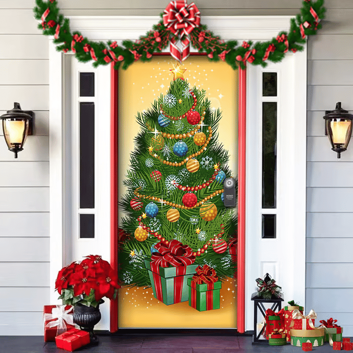 🌟🌟2025 Christmas and Halloween front door decoration