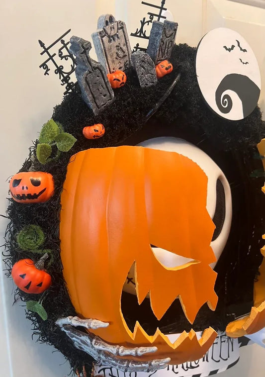 💀Nightmare Pumpkin Wreath🎃