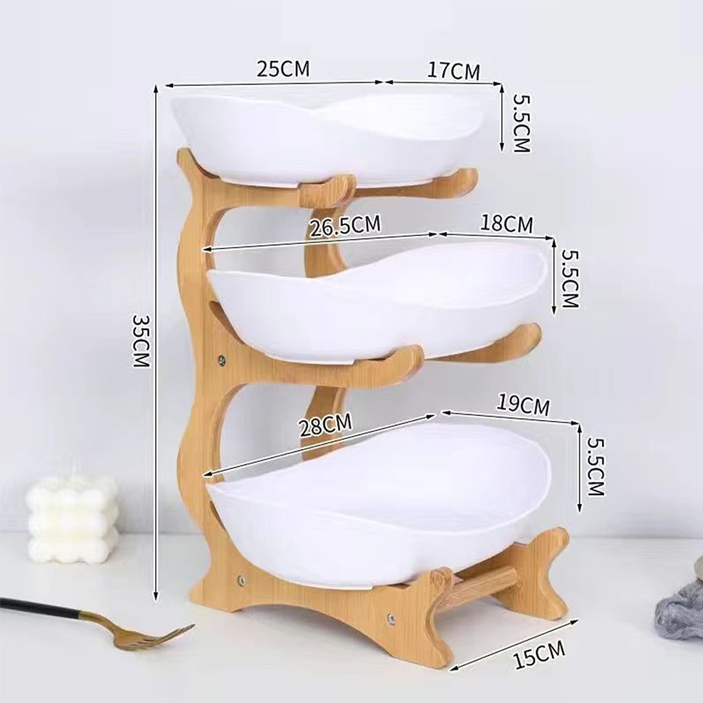 🌽Holiday Sale 50%o ff 🍬3-tier luxury wooden fruit stands
