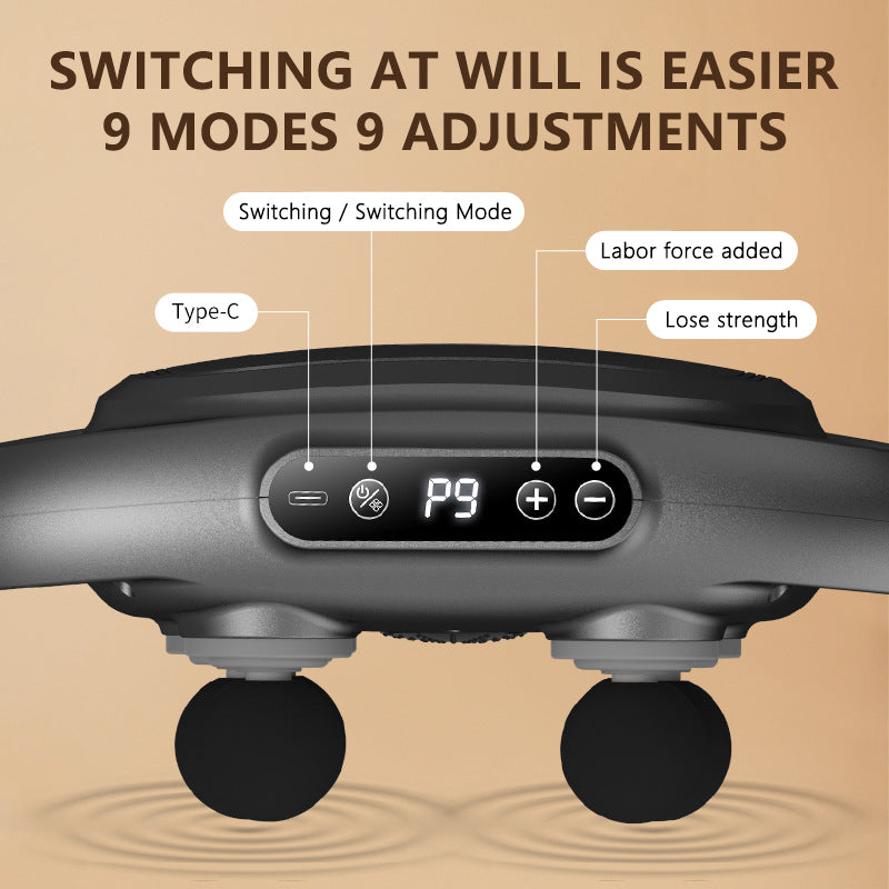 🏆✨New six-head Fascia Gun deep muscle tissue massager