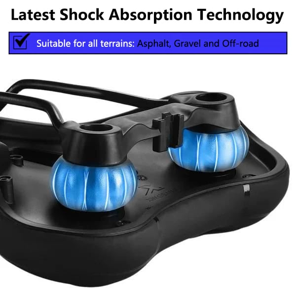 Universal Comfortable Shock Absorbing Bike Saddle