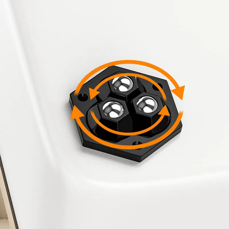 Upgraded Model Heavy-Duty Self-Adhesive Casters (4-Pack)