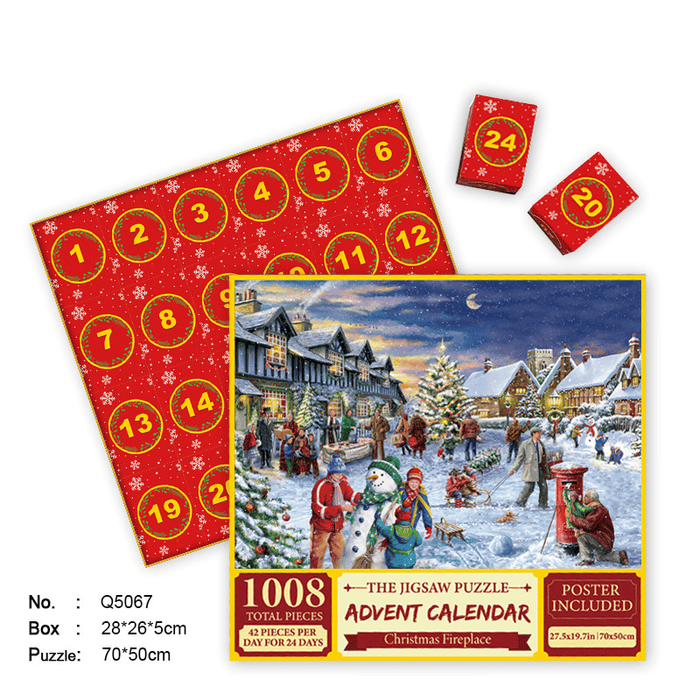 🎄Christmas Advent Calendar Jigsaw Puzzle 🧩