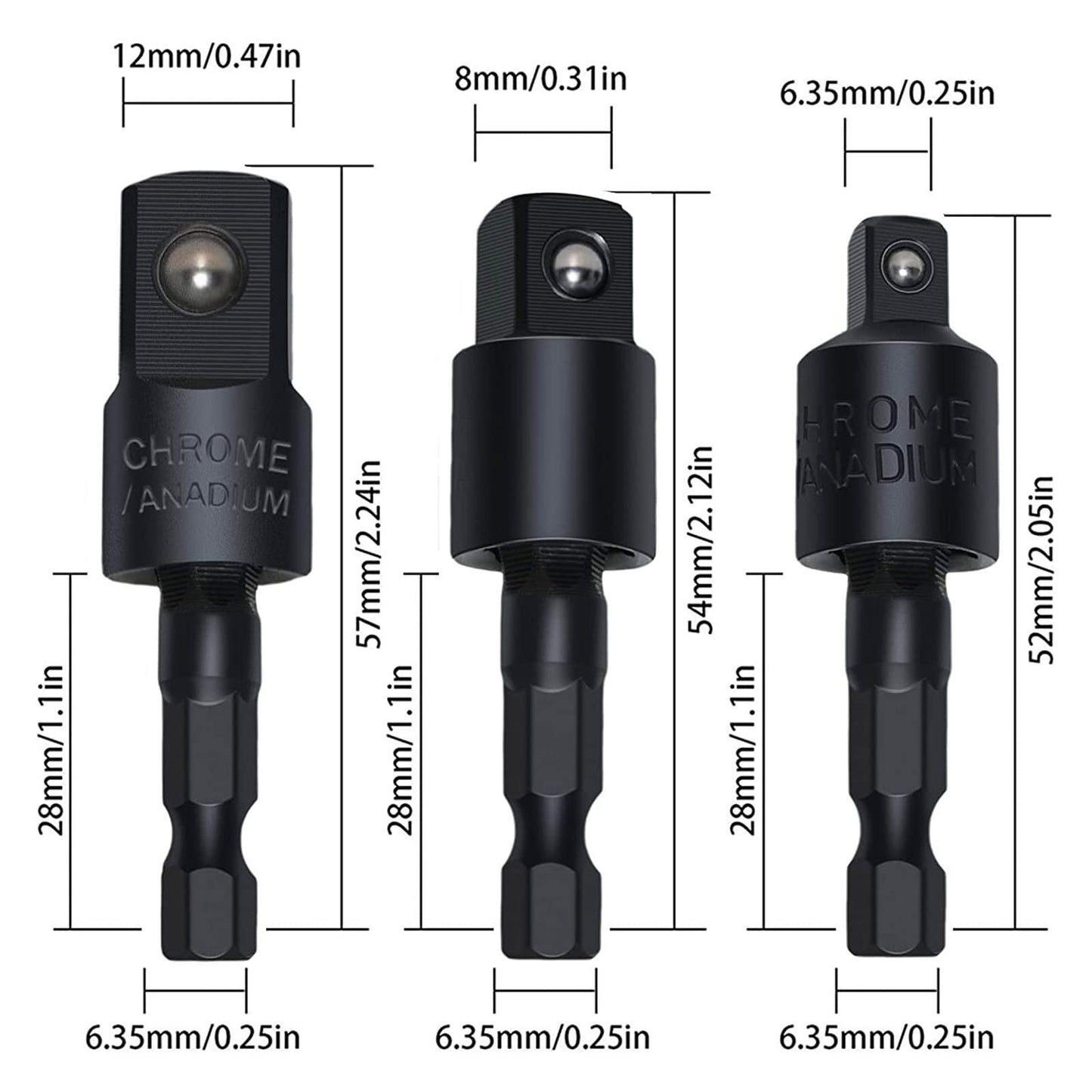17Pcs Flexible Drill Bit Extension, Include 3Pcs Rotatable Socket Adapter, 2Pcs Hex Shank 105° Right Angle Drill Attachment, 10 Short Screwdriver Bits 90° Angled Bits and Bendable Extension