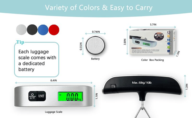 ⚡Flash Sale🔥 50K+ SOLD! Almost Gone - Portable Digital Luggage Scale Accurate Weighing