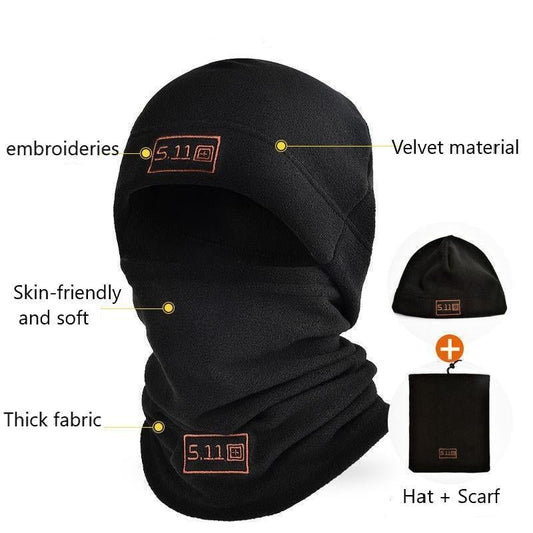 💥2025 HOT SALE💥Windproof Hat Windproof Face Mask Polar Fleece Balaclava Hood Face Mask Ski Mask