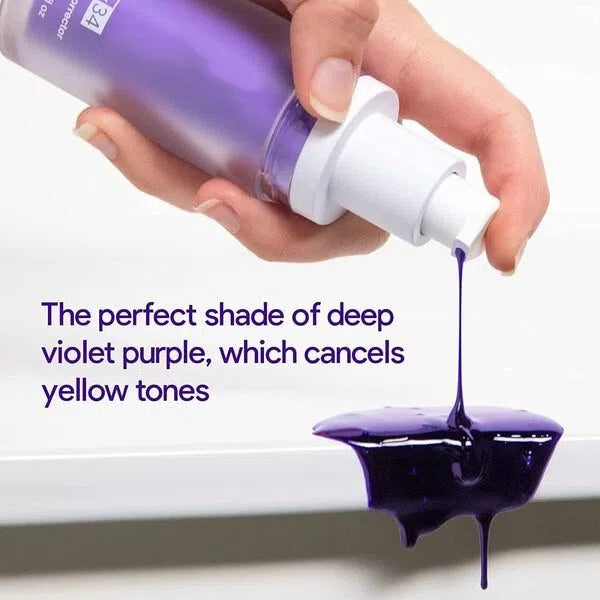 New V34 Series Toothpaste Purple Color Corrector