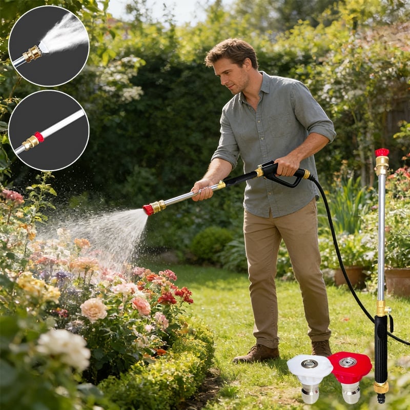 🚿💦stainless steel high-pressure spray wands— A powerful tool for outdoor cleaning