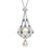 Pearl and Gemstone Lavalier Pendant