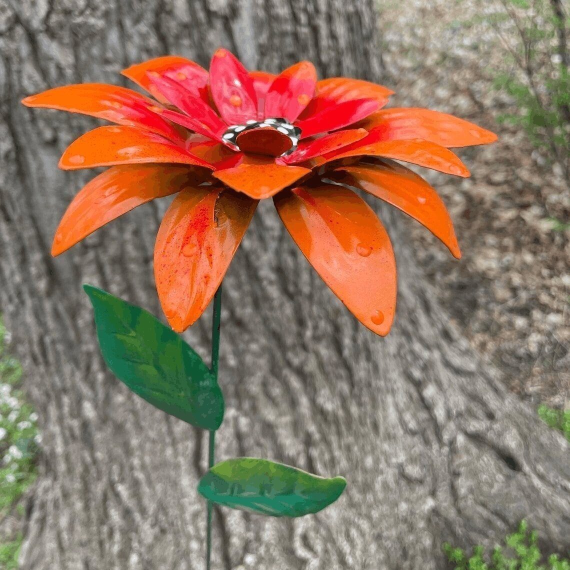 🔥SUMMER HOT SALE🔥Metal Flowers Garden Stakes