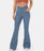 Stretchy Denim High Waisted Crossover Flare Pants (Buy 2 Free Shipping)