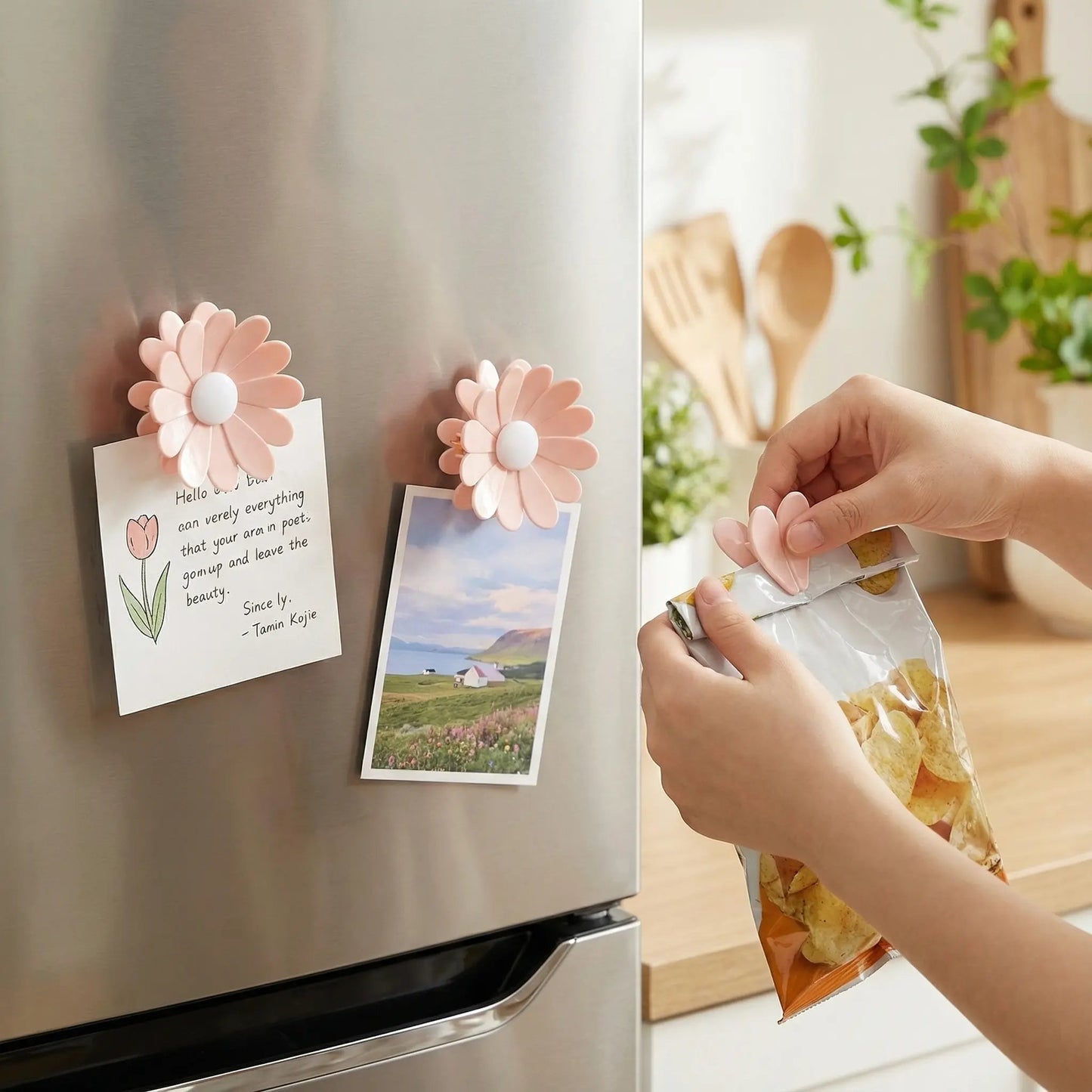 🌸Magnetic Cherry Blossom Sealing Clip