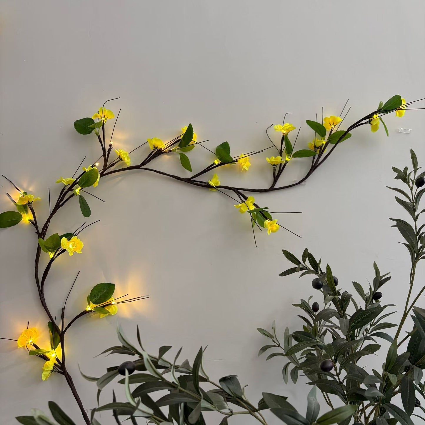 🌸🌸Bendable LED rattan flower ambient light