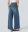 Super Stretch High-Waisted Wide Leg Jeans