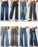 Super Stretch High-Waisted Wide Leg Jeans